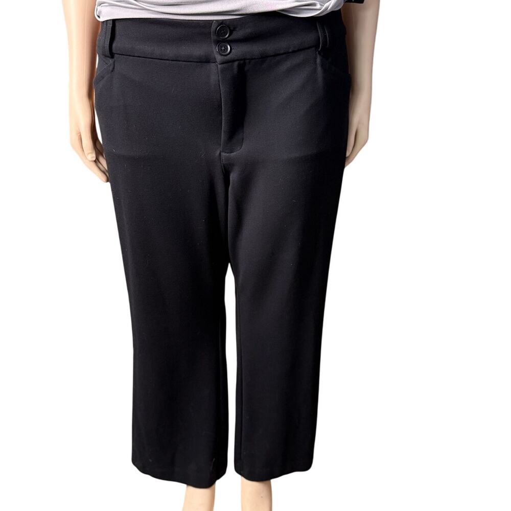Studio by Torrid Stretch Ponte Dress Pants Size 28 Short in Black